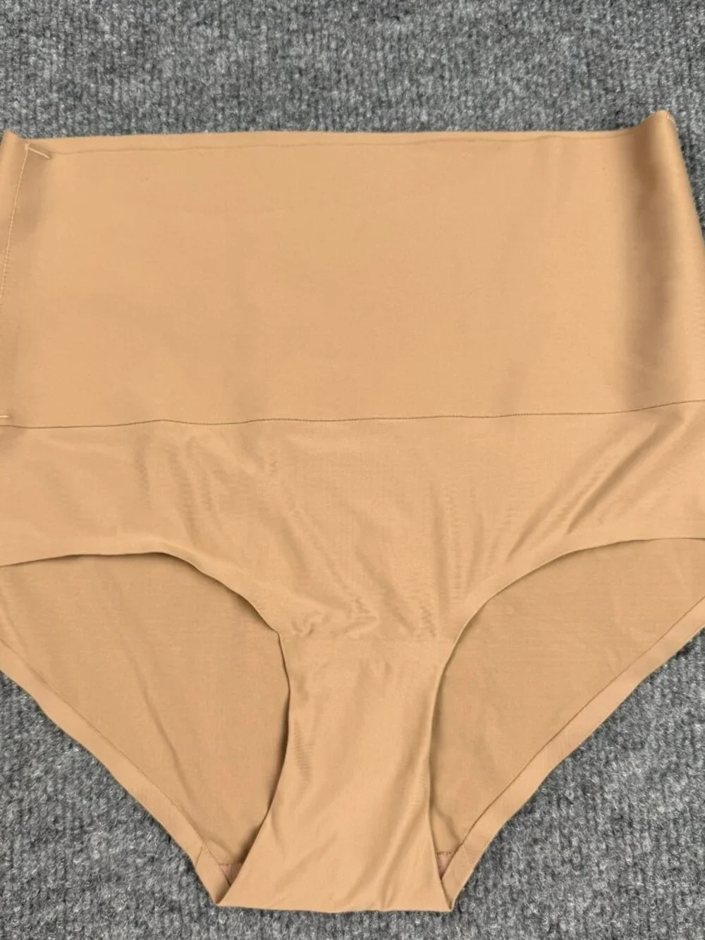 F.I.T. High Waist Tummy Control Shapewear Briefs Women's M Tan New With Defects